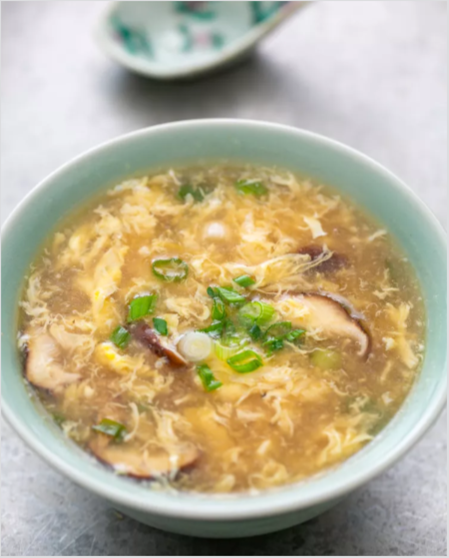 Quick and Easy Egg Drop Soup.