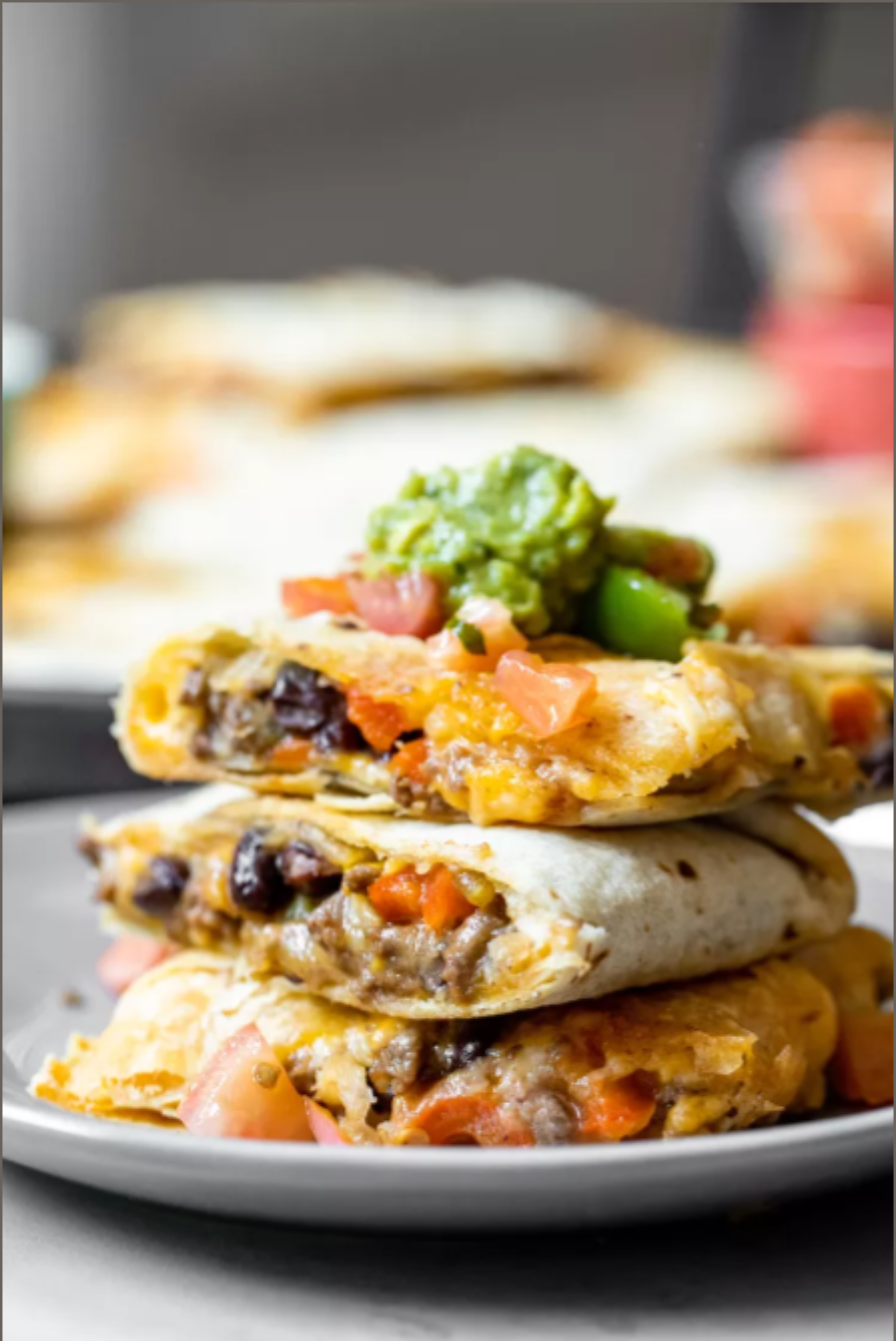 Loaded Sheet Pan Quesadillas.