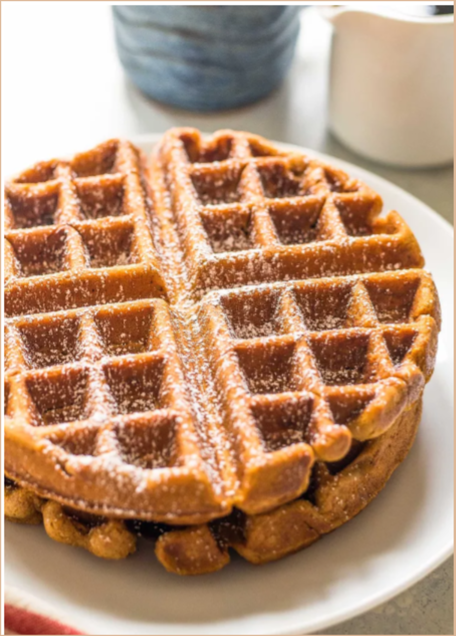 Gingerbread Waffles.