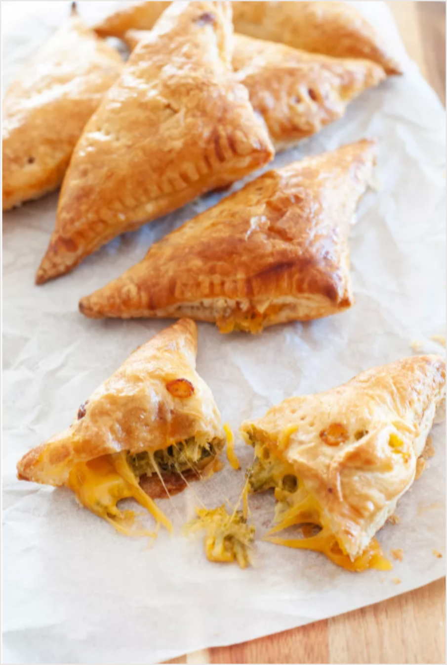 Broccoli Cheddar Hand Pies.