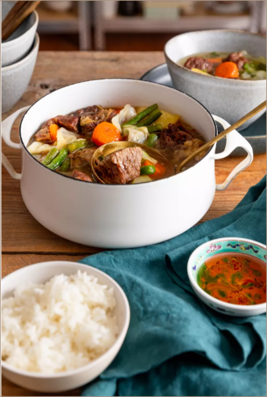 Nilagang Baka (Filipino Beef Stew).