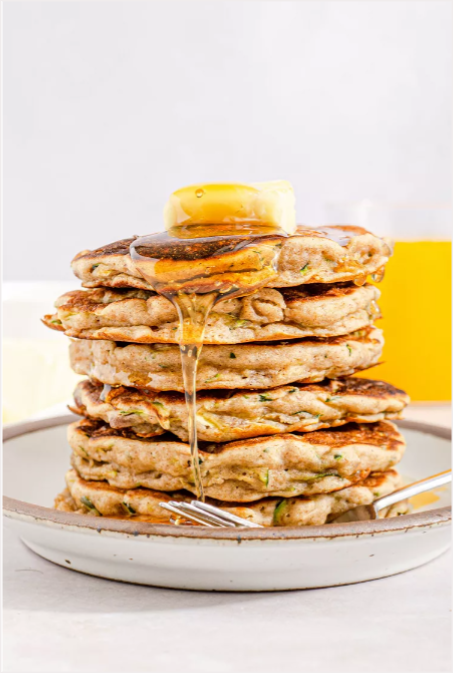 Zucchini Walnut Pancakes.