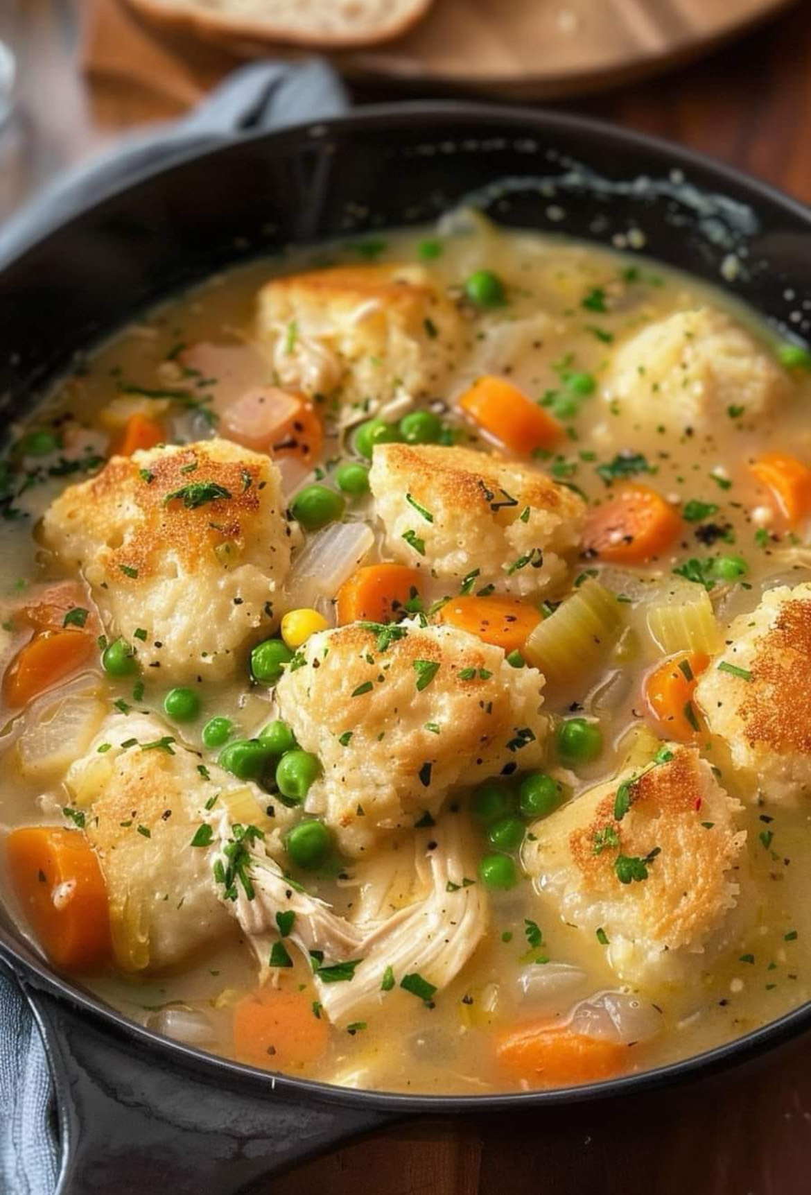 Chicken and Dumpling Soup Recipe 🍲