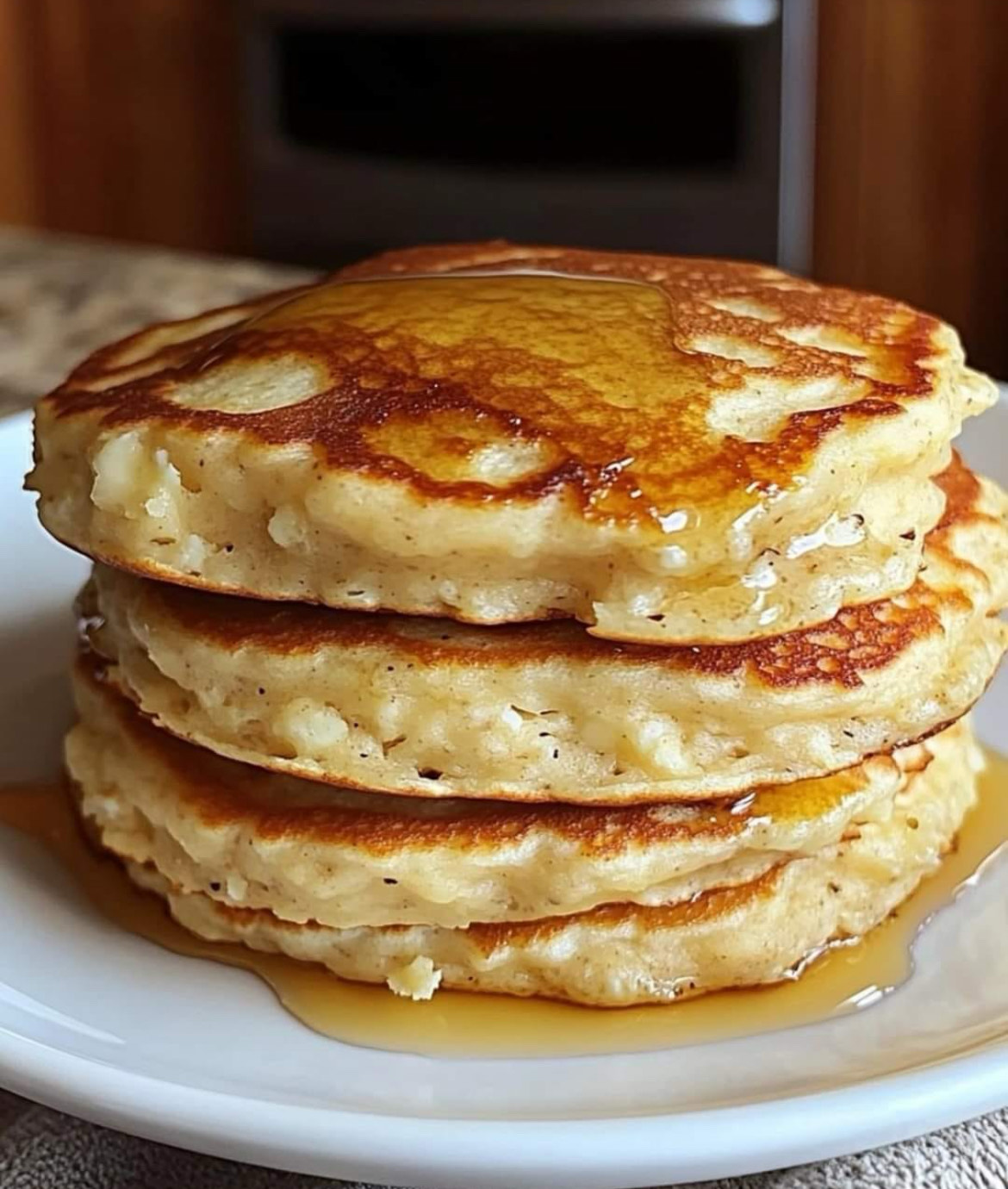 Fluffy Banana Cottage Cheese Pancakes Recipe