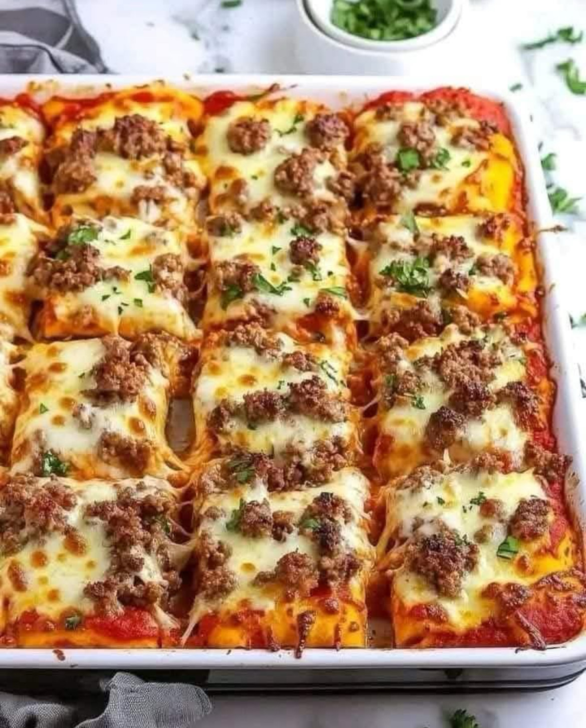 Cheesy Beef Pizza Casserole Recipe