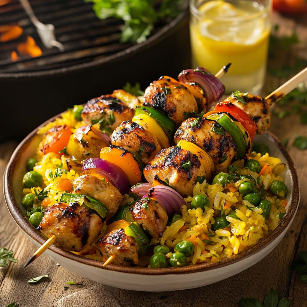 Grilled chicken skewers paired with veggie rice is more than just a tasty meal—it’s a celebration of flavors, nutrition, and cultural diversity. This dish brings together the smoky char of grilled meats, the vibrancy of fresh vegetables, and the comfort of a well-spiced rice pilaf. Whether you're a beginner in the kitchen or a seasoned grill master, this guide will walk you through everything you need to know to prepare, customize, and enjoy grilled chicken skewers with veggie rice.